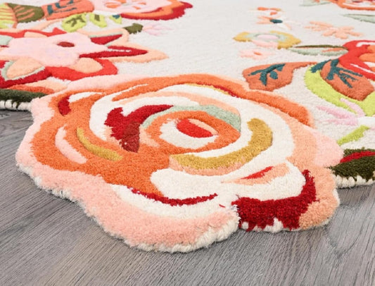 Designteppich Frühlingsblumen