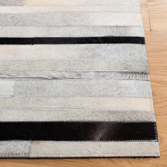 Lederteppich Leder-Patchwork-Teppich