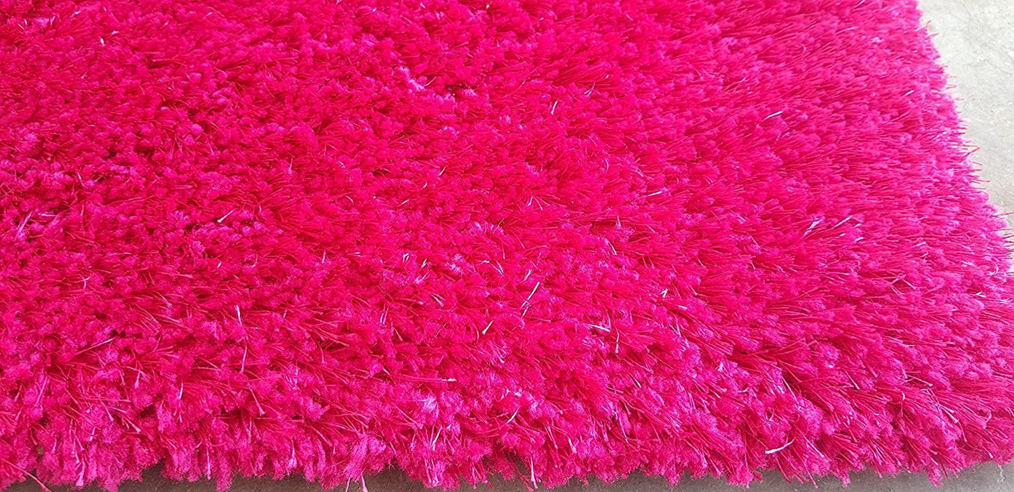 Hochflor-Teppich Superweicher einfarbiger handgetufteter Teppich