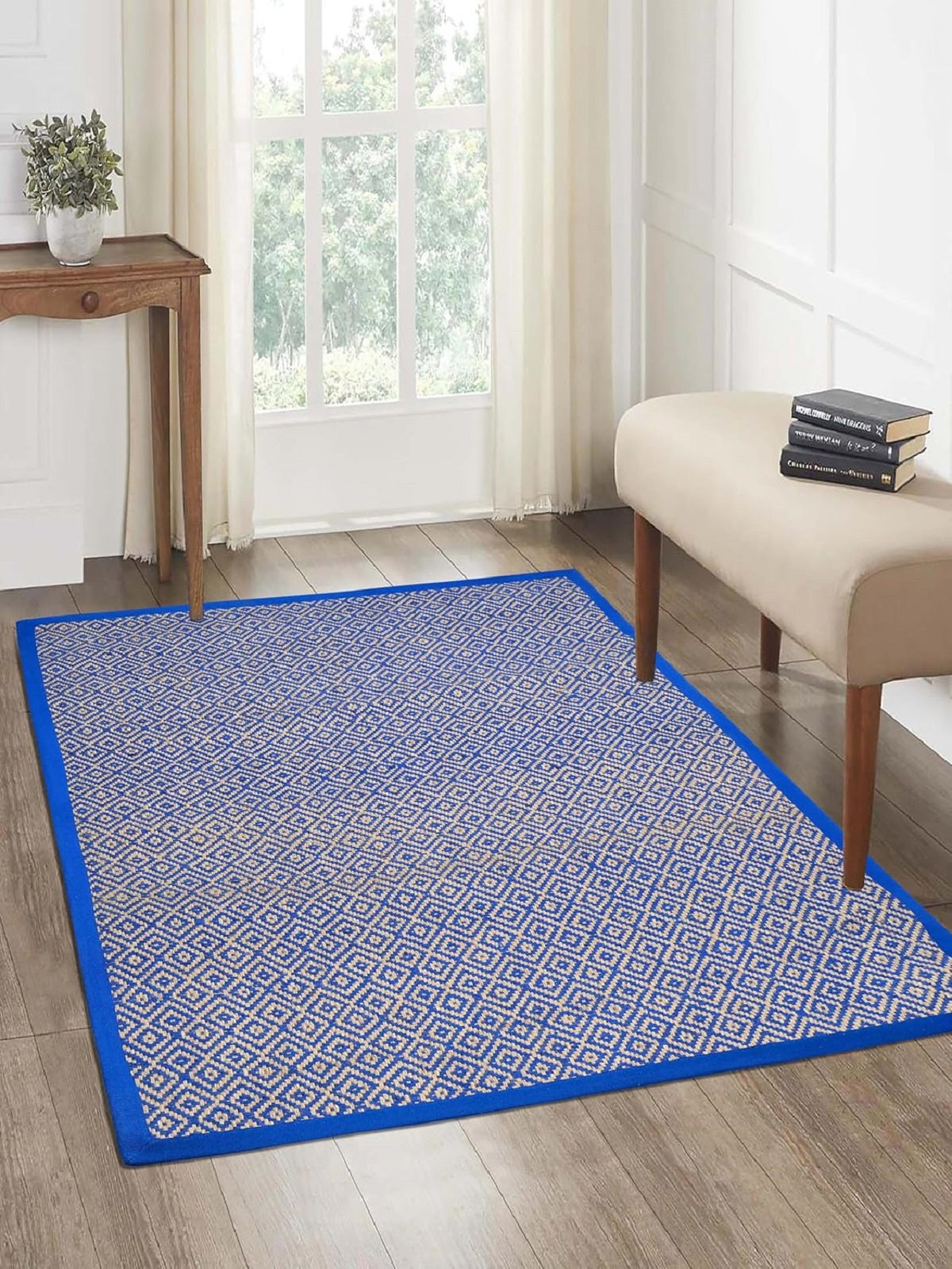Designteppich Jute-Baumwollteppich