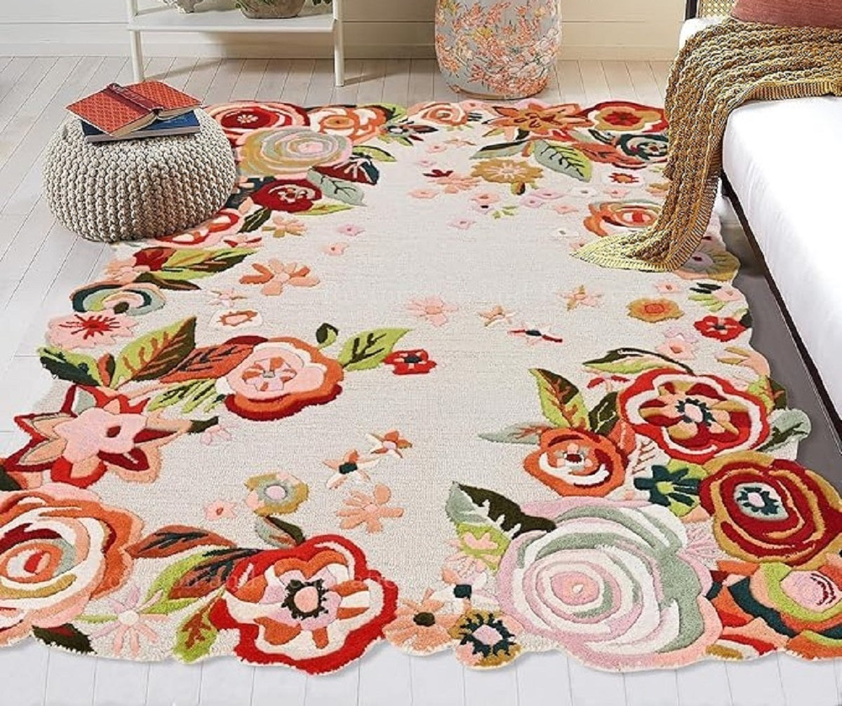 Designteppich Frühlingsblumen