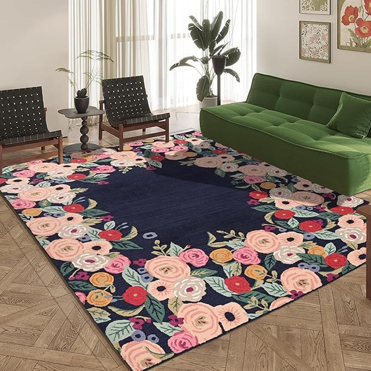 Designteppich Frühlingsblumen