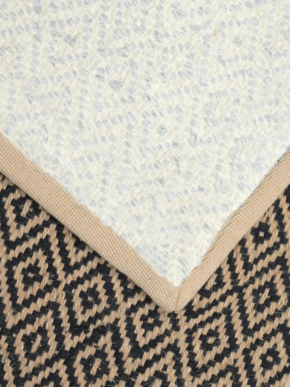 Designteppich Jute-Baumwollteppich