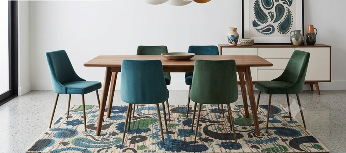 Designteppich Lavendel