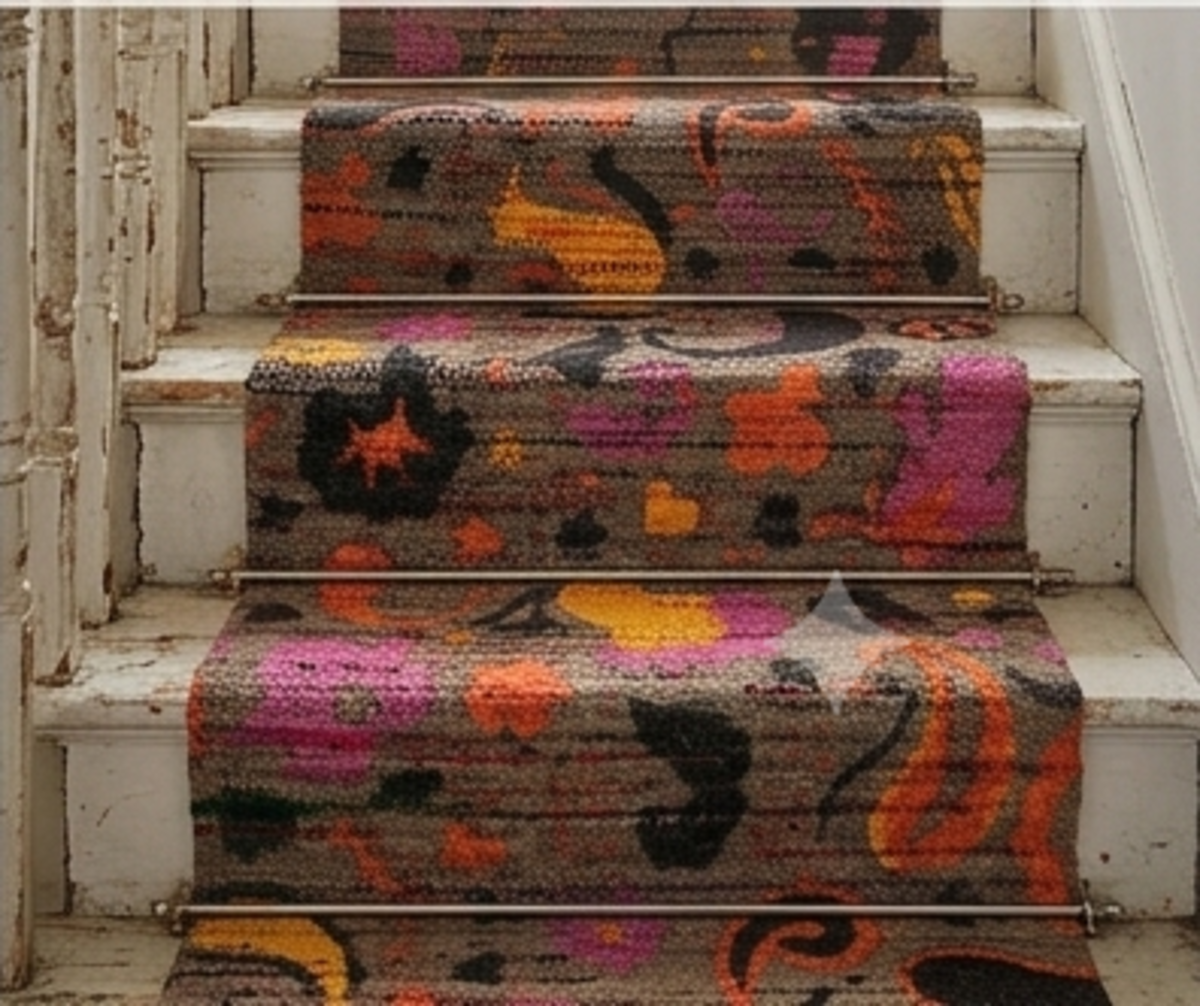 Designteppich Lavendel