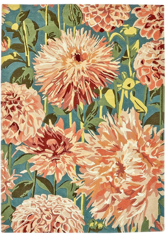 Designteppich Blumenfeld