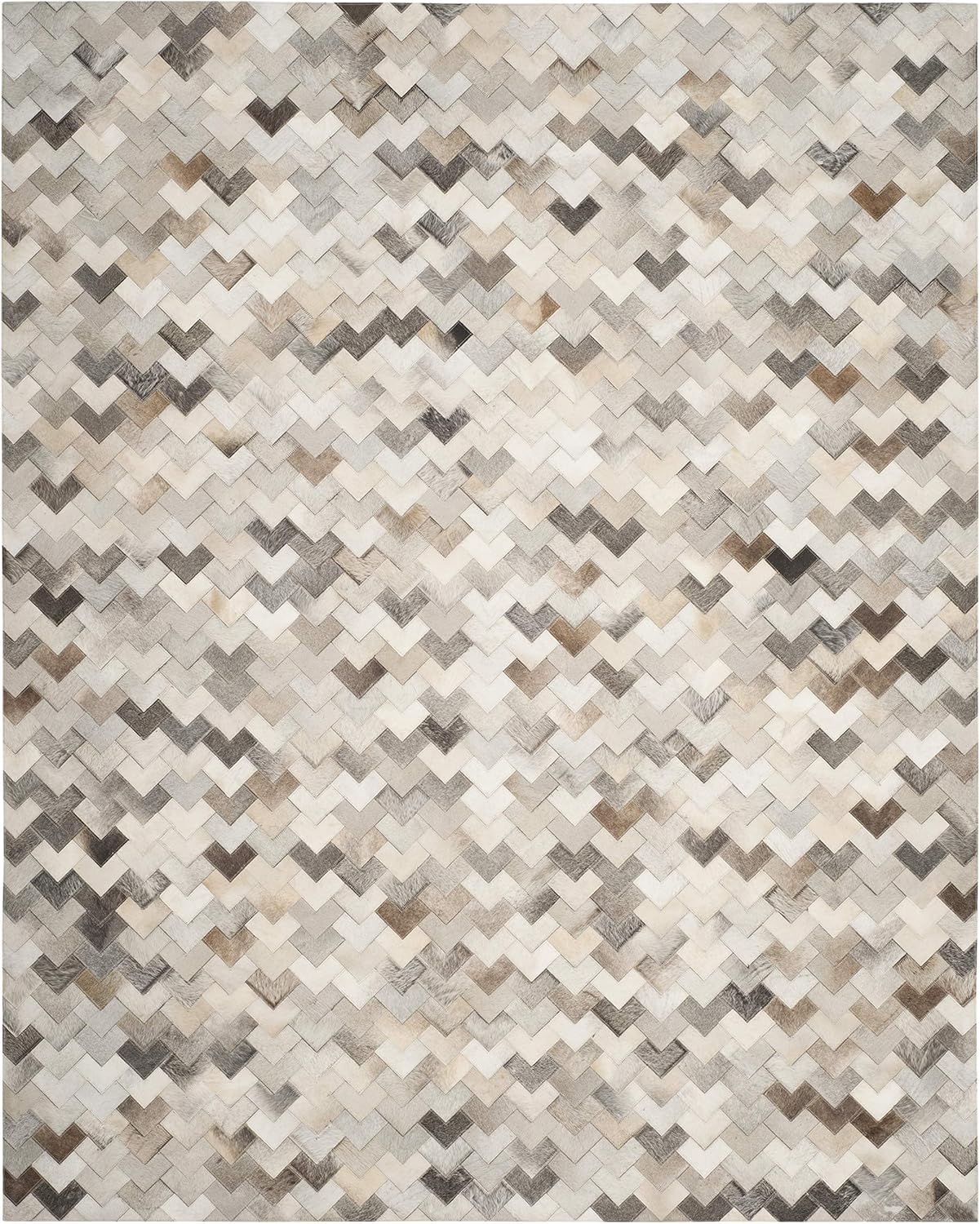 Lederteppich Leder-Patchwork-Teppichkollektion