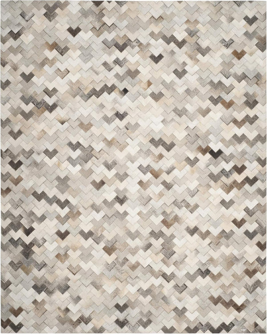 Lederteppich Leder-Patchwork-Teppichkollektion