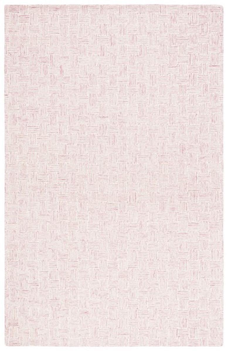 Designteppich Rosa — Lifestyle Nahaufnahme