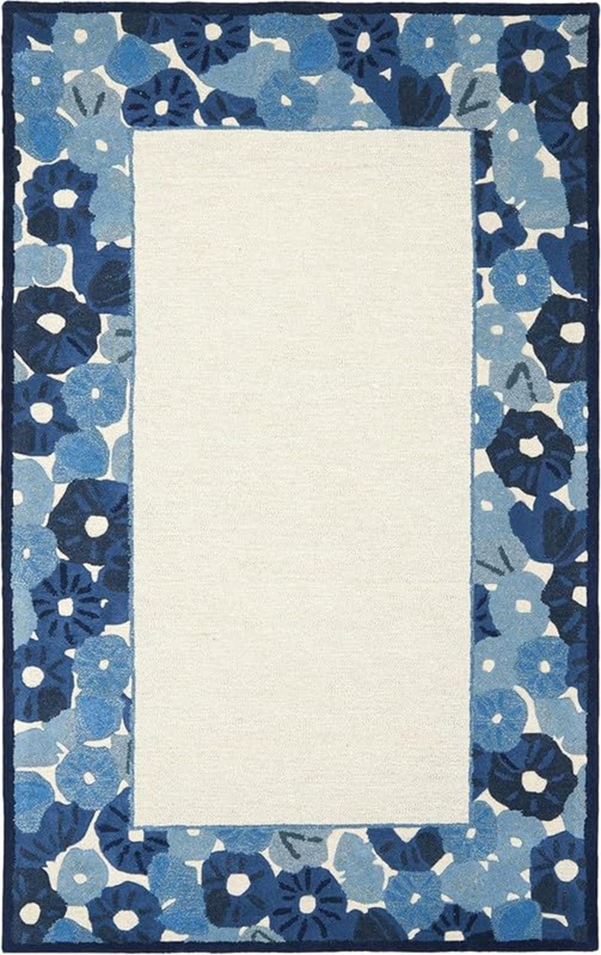 Designteppich Blumen-Teich
