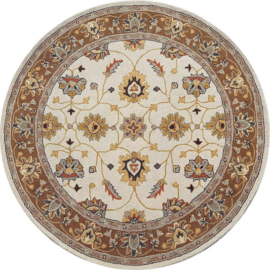Teppich Luxuriöse runde Teppichkollektion