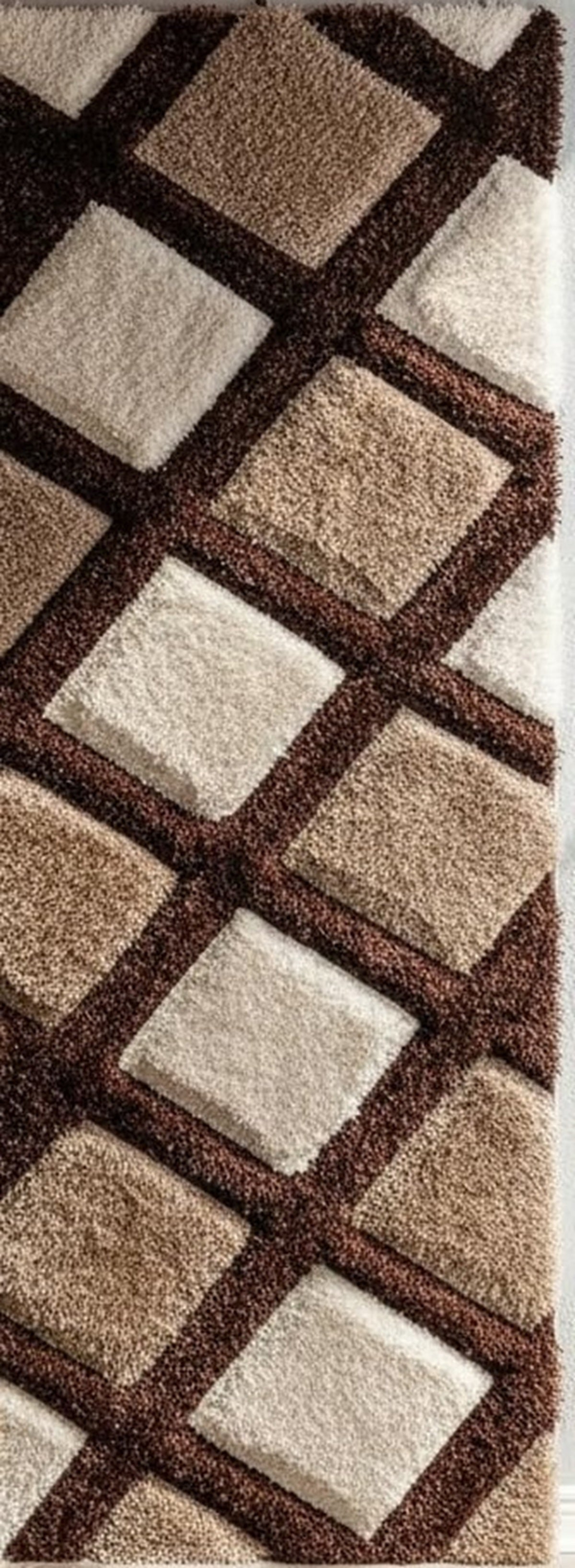 Designteppich Plüsch-Teppichläufer für Eleganz