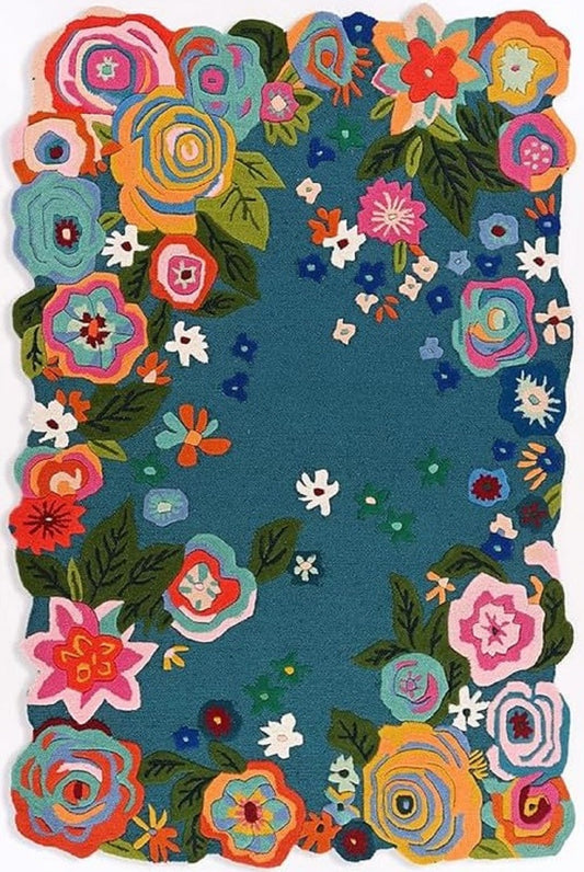 Designteppich Frühlingsblumen