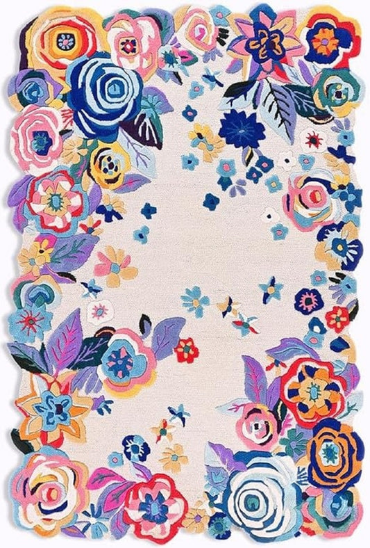 Designteppich Frühlingsblumen