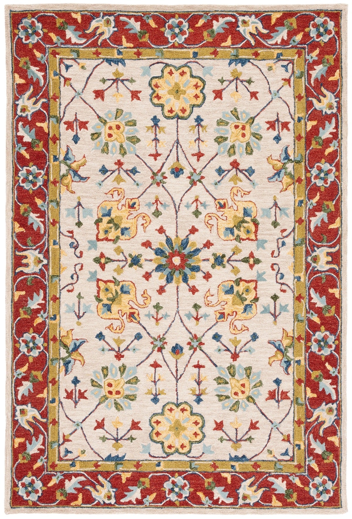 Designteppich Traditionelle Schleife – Detailansicht Muster