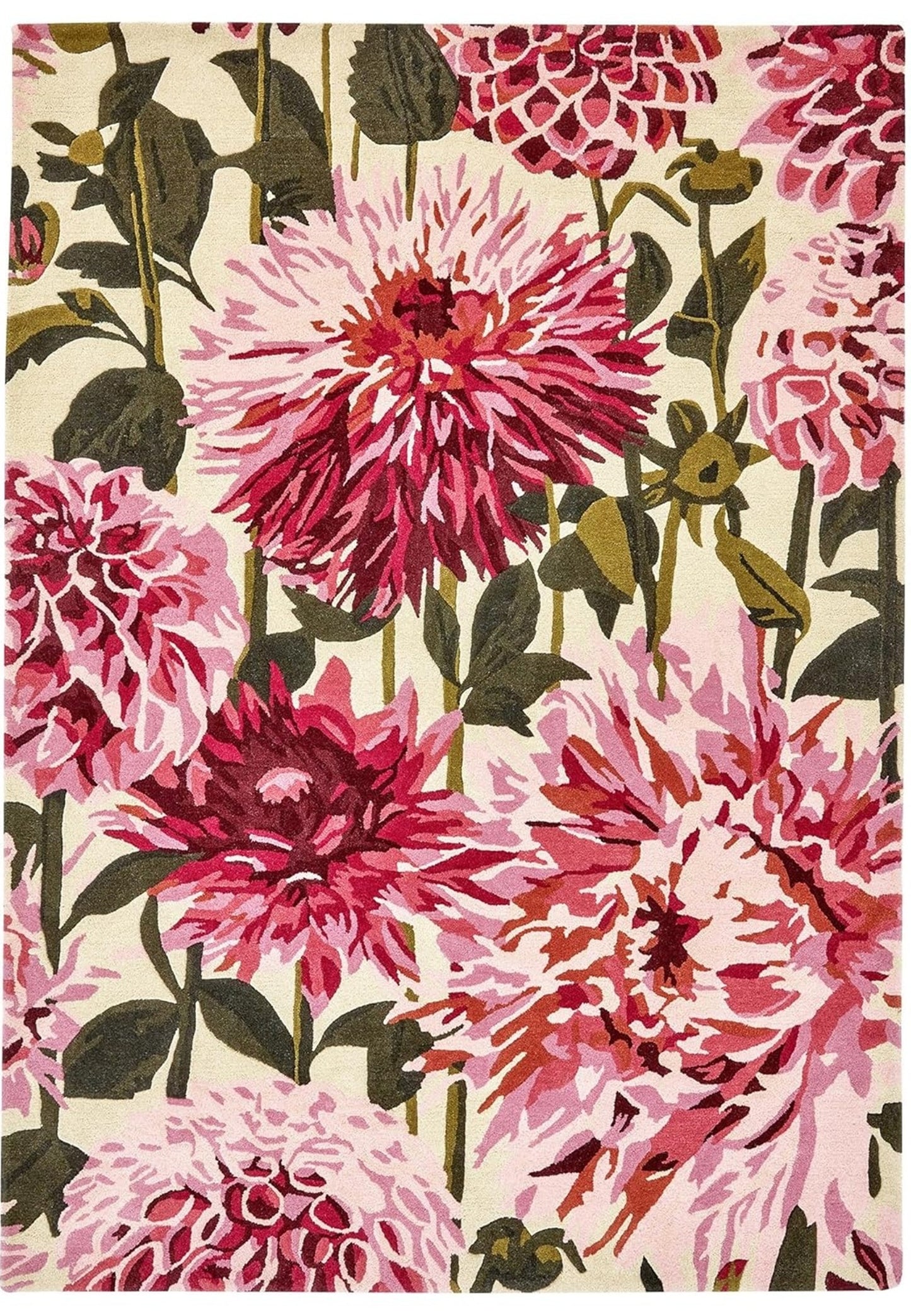 Designteppich Blumenfeld