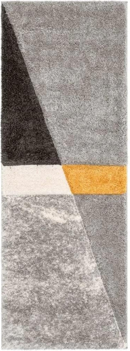 Designteppich Plüsch-Teppichläufer für Eleganz