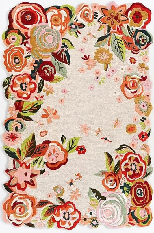 Designteppich Frühlingsblumen