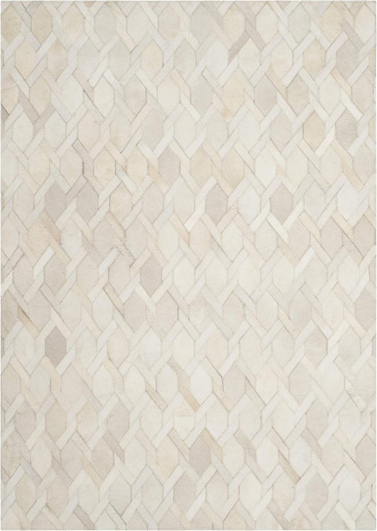 Lederteppich Leder-Patchwork-Teppich