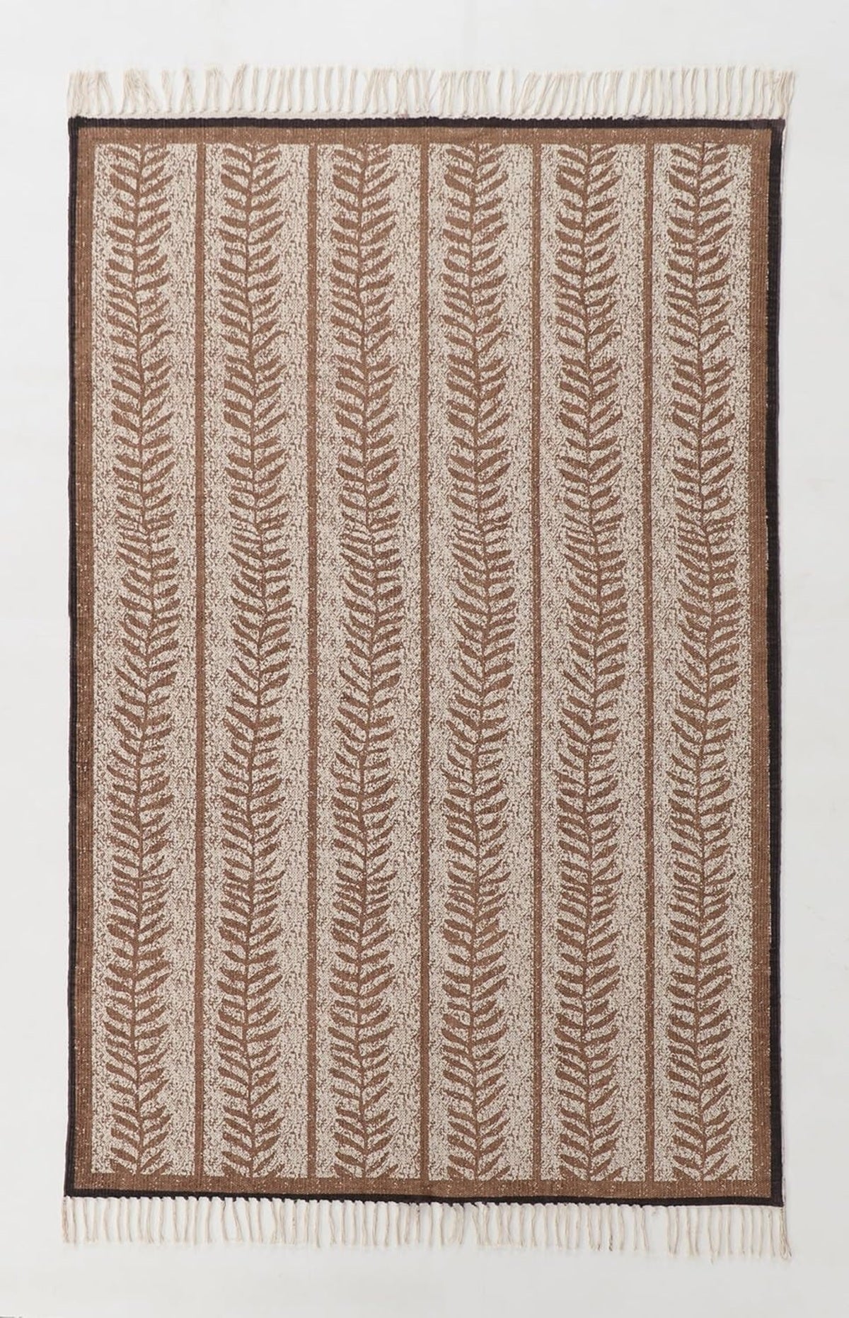 Designer rug, reversible rug made of pure cotton