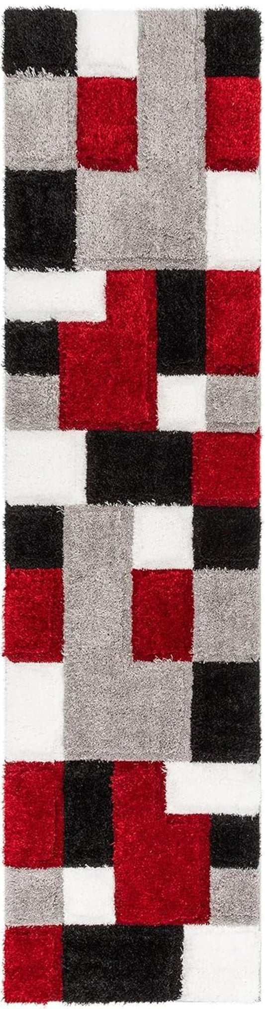Designteppich Plüsch-Teppichläufer für Eleganz