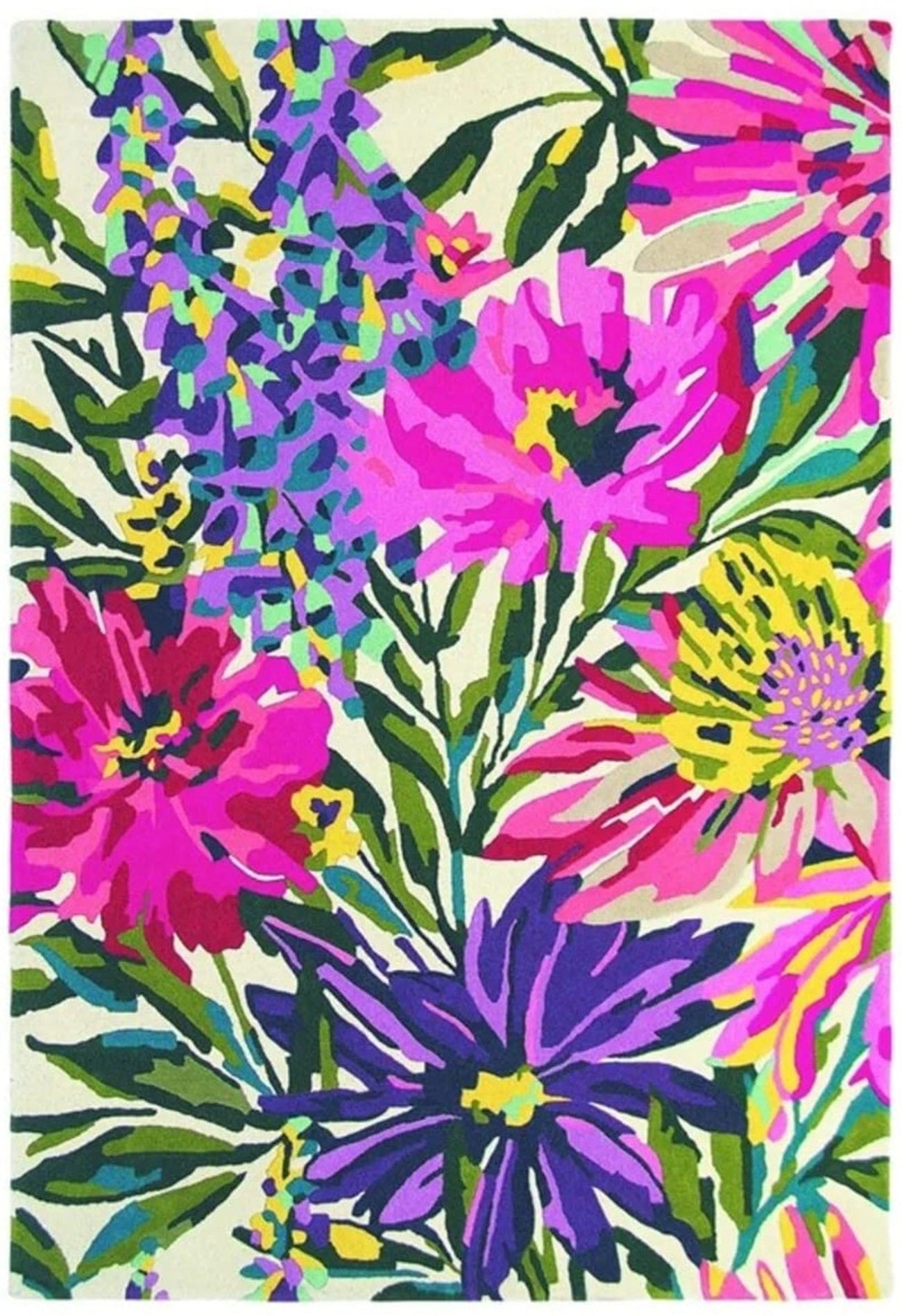 Designteppich Blumentopf