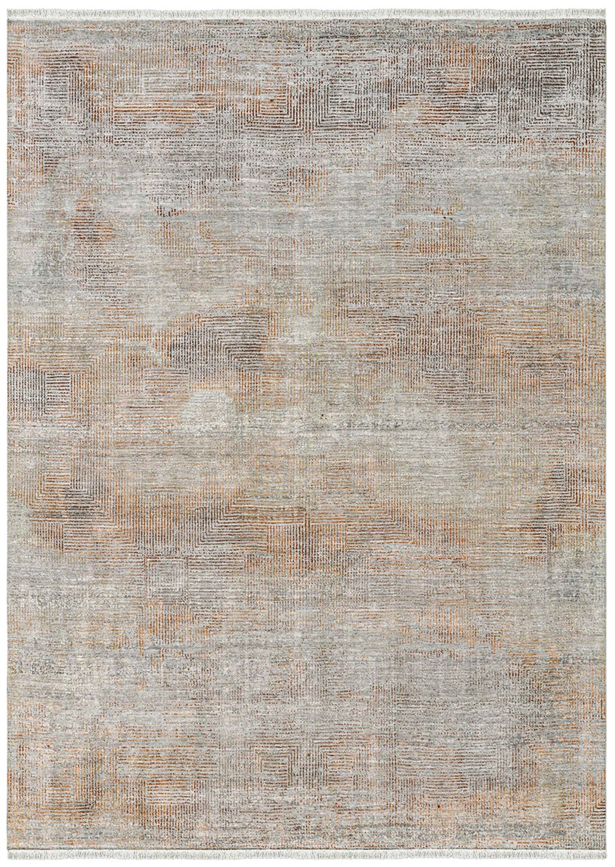 Teppich Handgeknüpfter 10/10-Wolle aus Neuseeland und reiner Seide