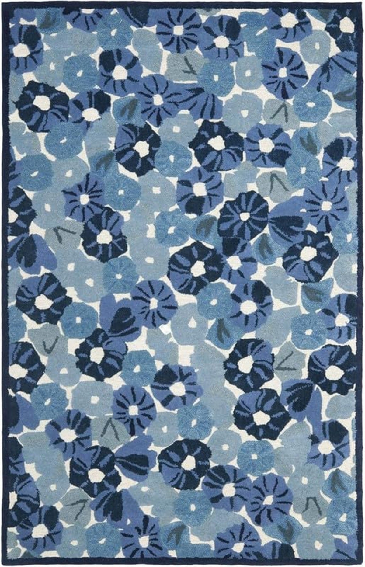 Designteppich Blumen-Teich