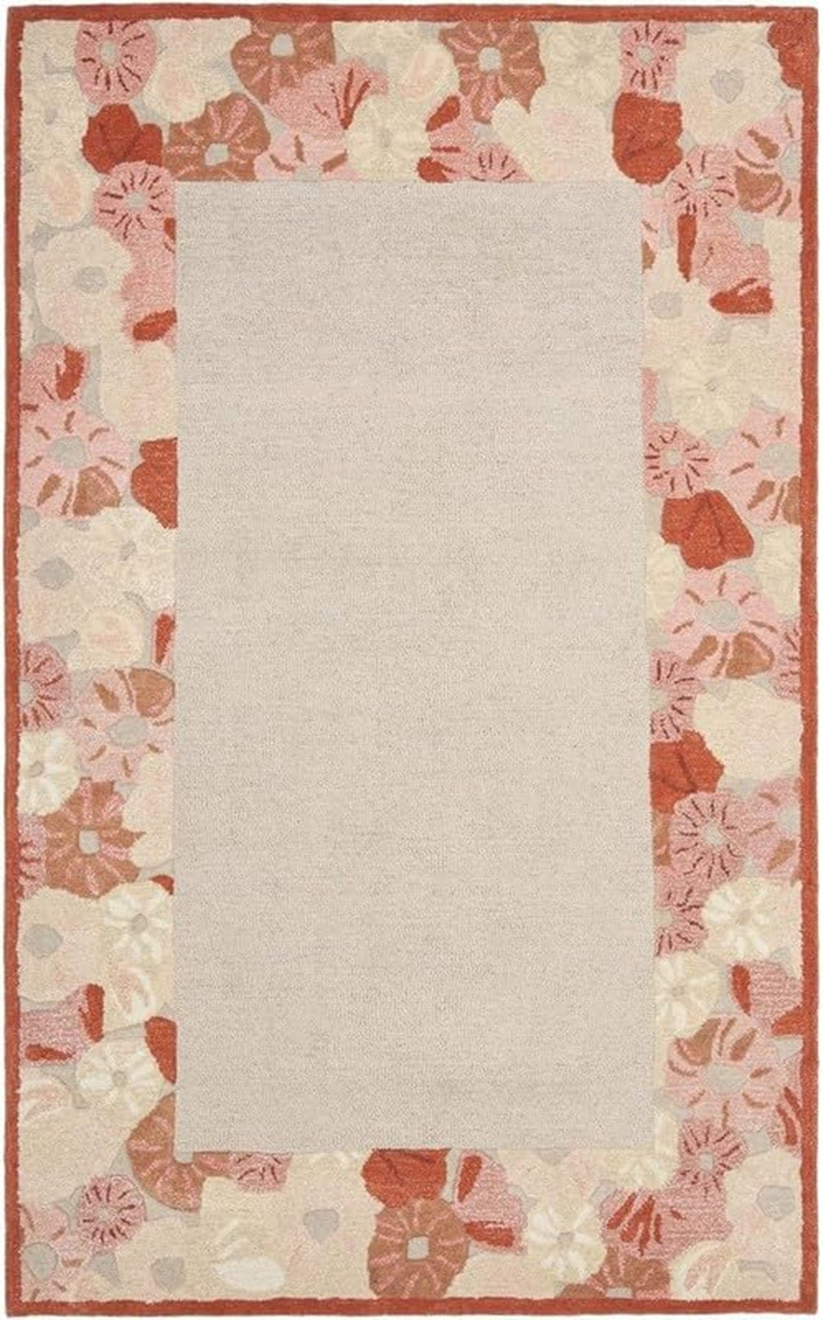 Designteppich Blumen-Teich