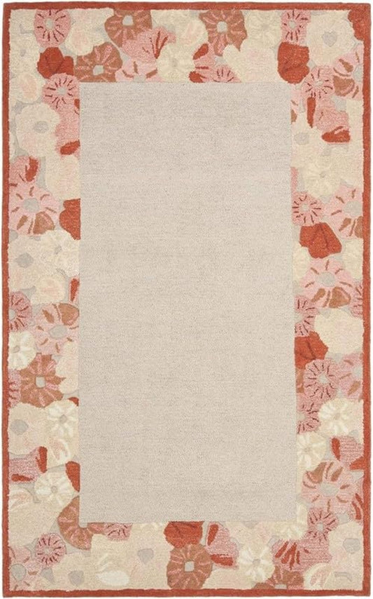 Designteppich Blumen-Teich