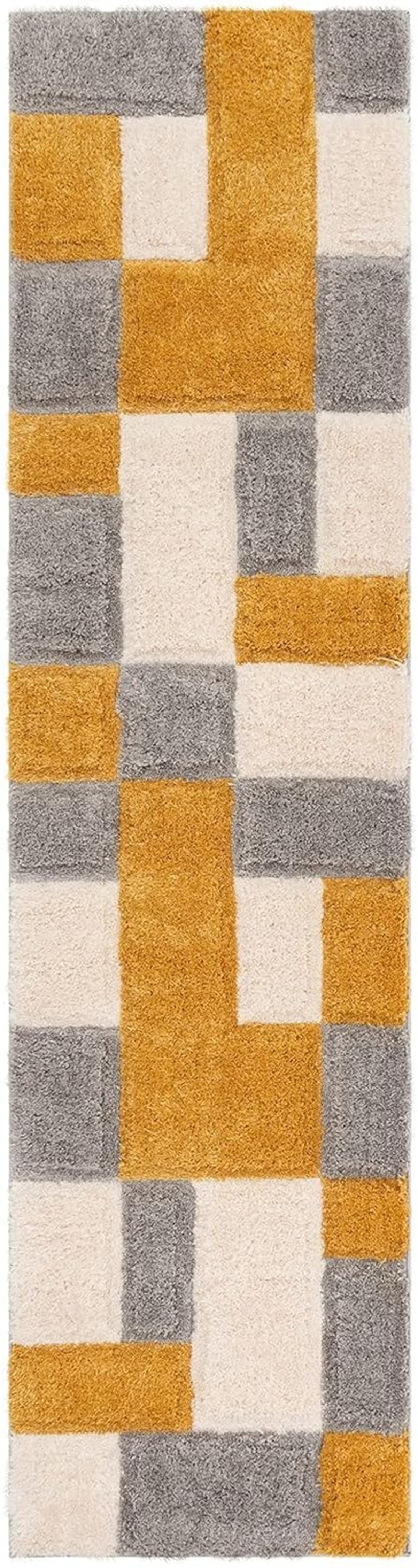 Designteppich Plüsch-Teppichläufer für Eleganz