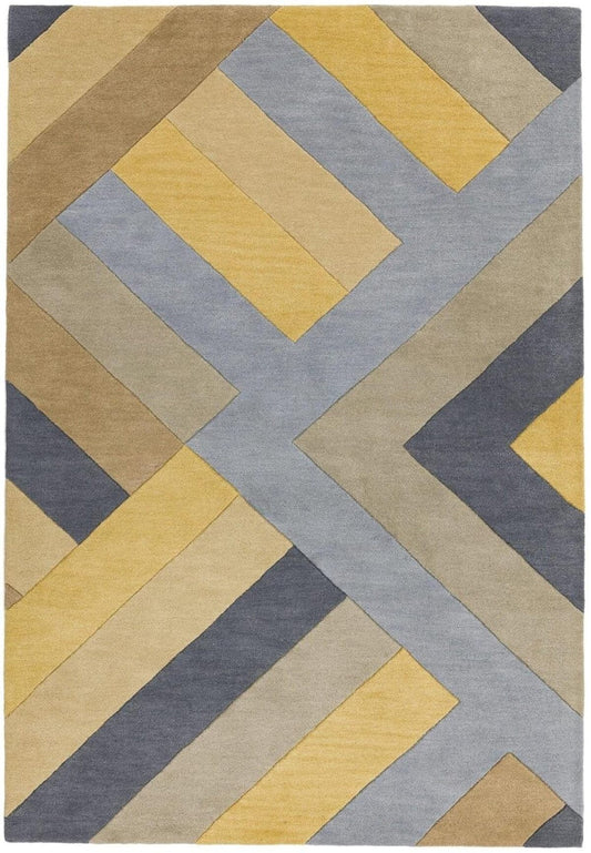 Designteppich Einfache Geometrie