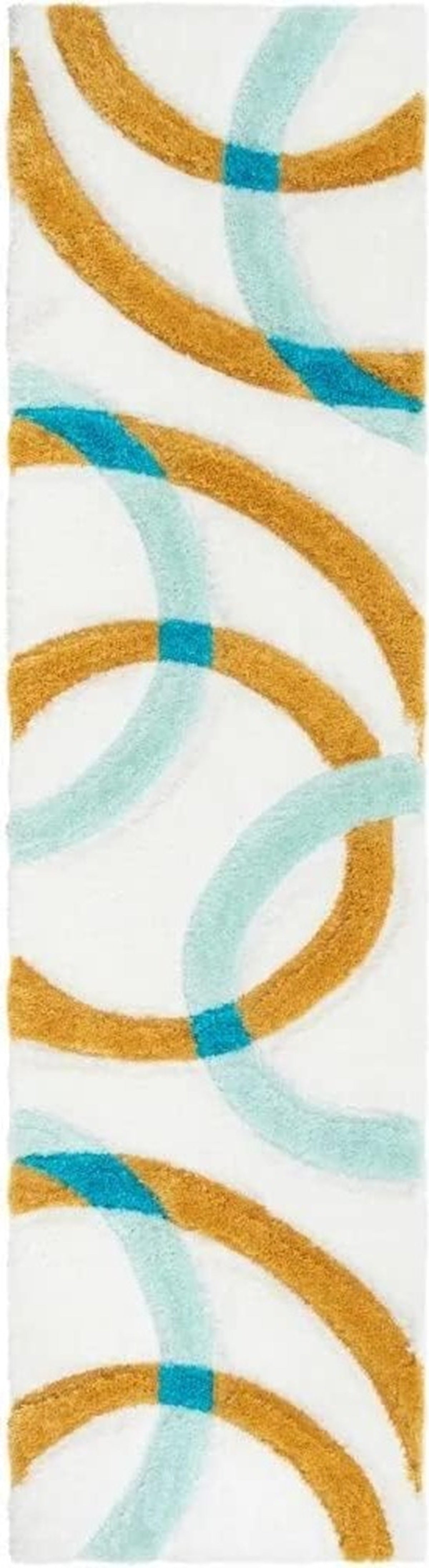 Designteppich Plüsch-Teppichläufer für Eleganz