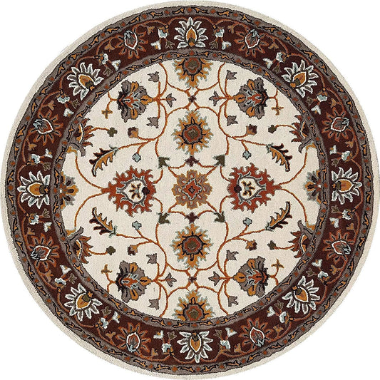 Teppich Luxuriöse runde Teppichkollektion