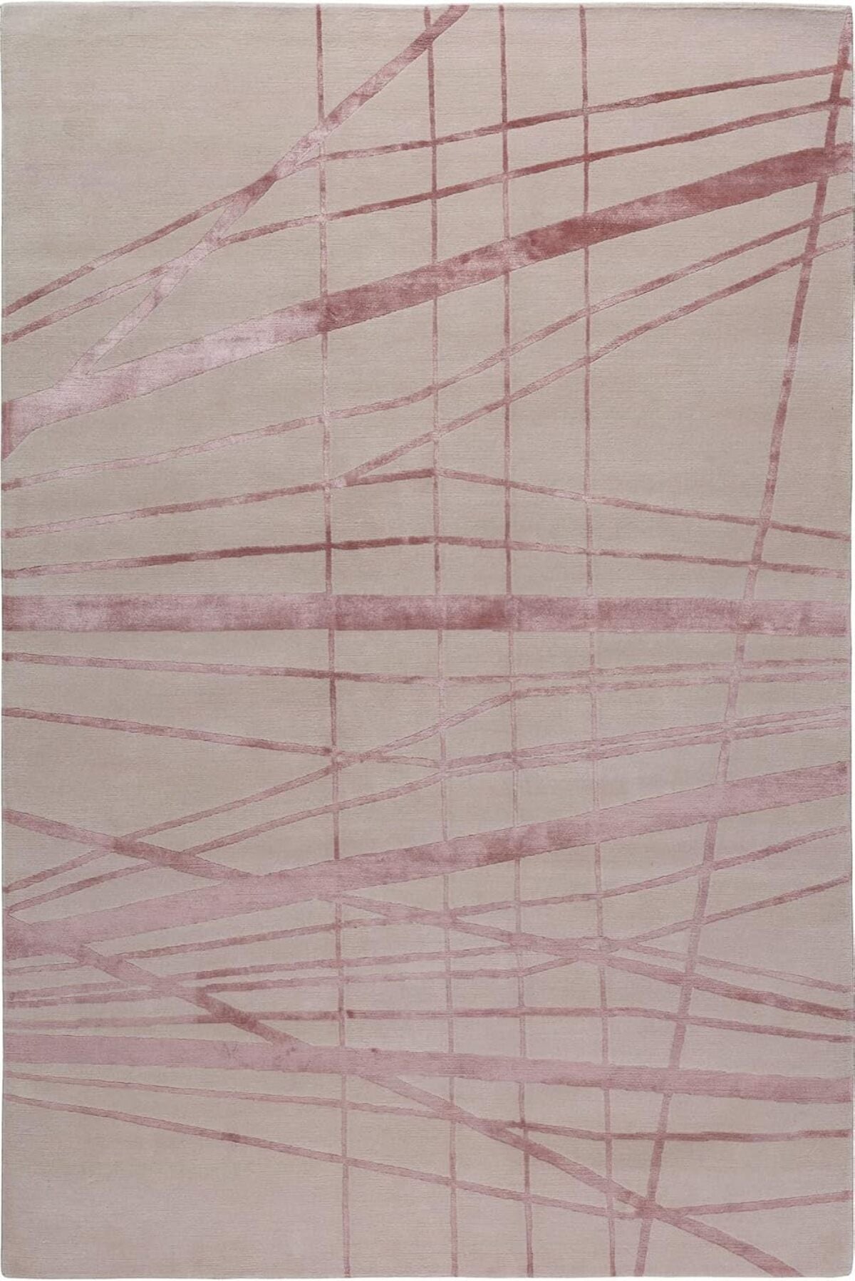 Seidenteppich Cross Lines