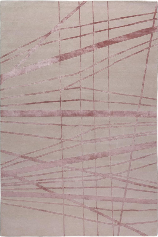 Seidenteppich Cross Lines