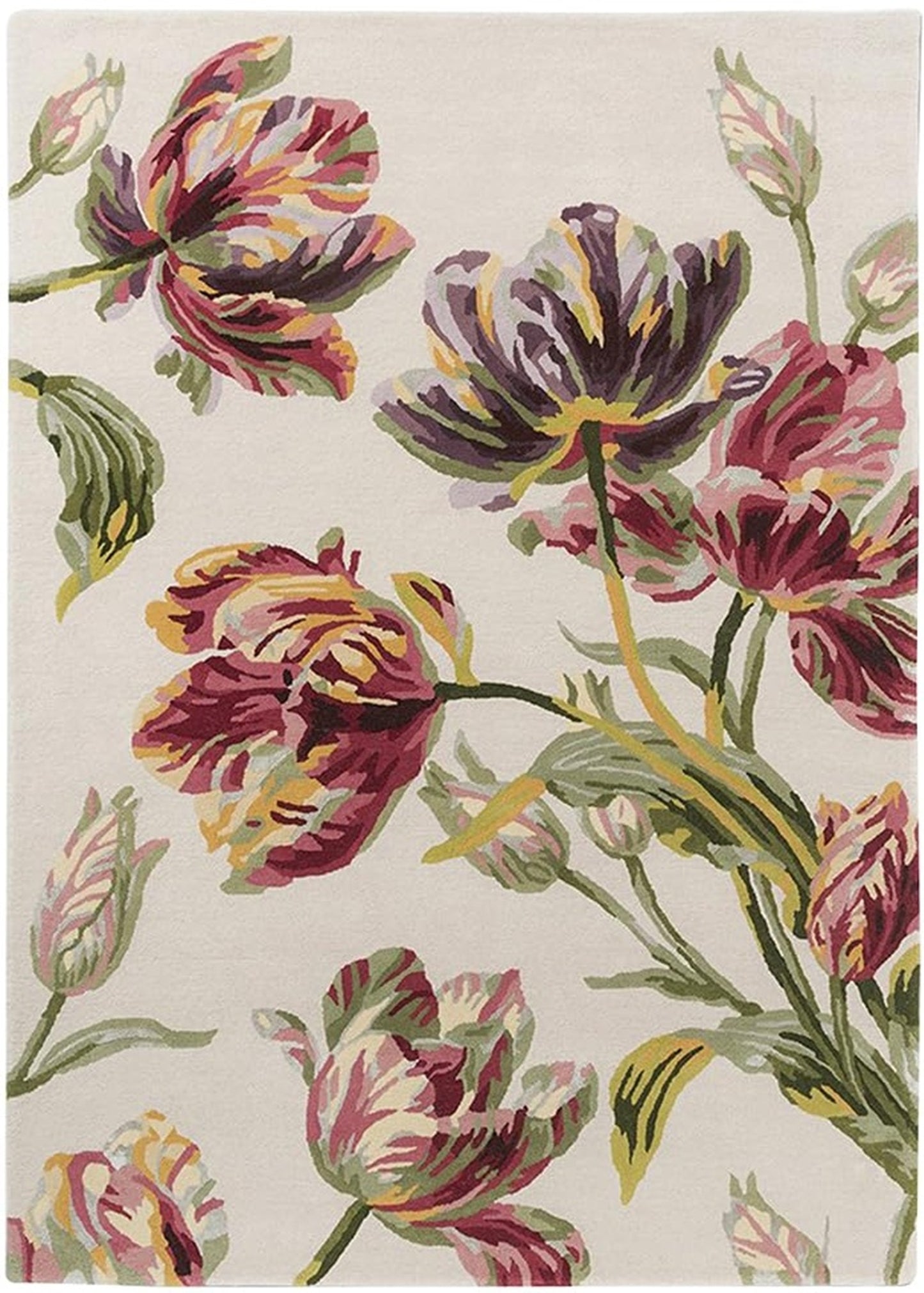 Designteppich Blumenfeld