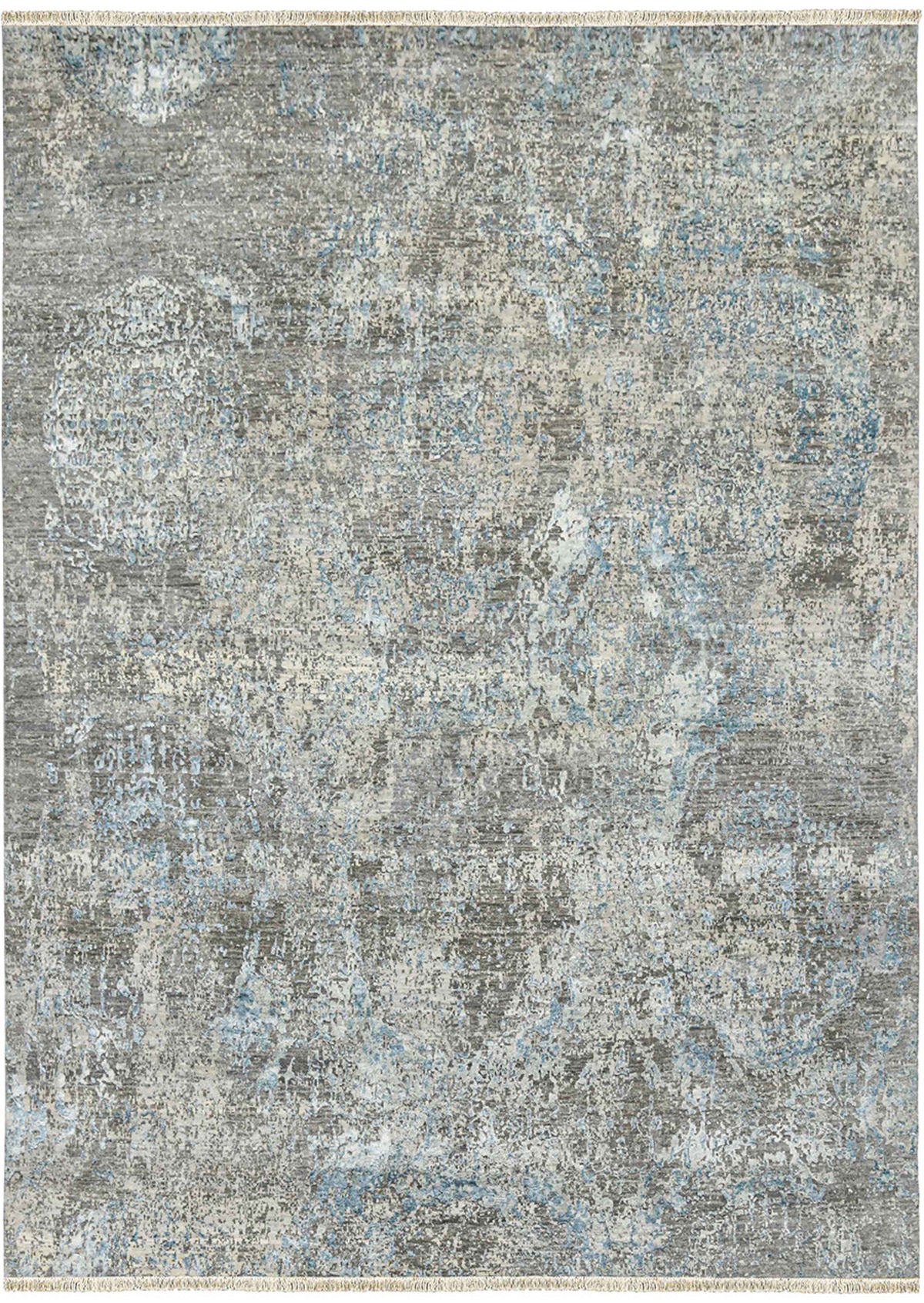 Teppich Handgeknüpfter 10/10-Wolle aus Neuseeland und reiner Seide