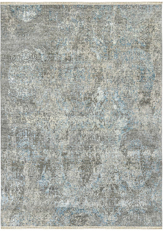 Teppich Handgeknüpfter 10/10-Wolle aus Neuseeland und reiner Seide