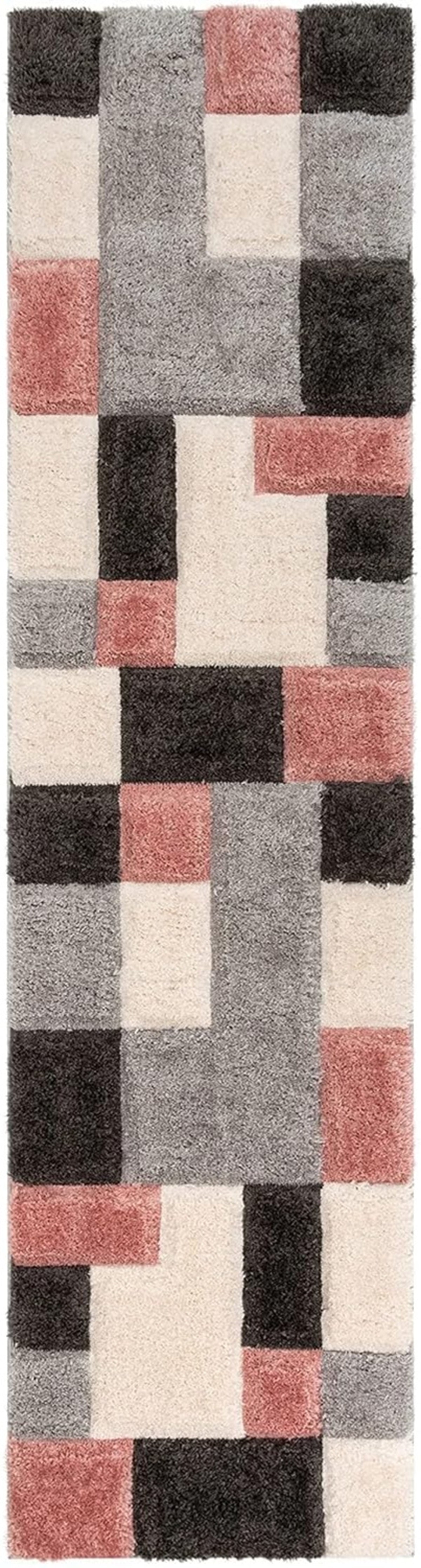 Designteppich Plüsch-Teppichläufer für Eleganz