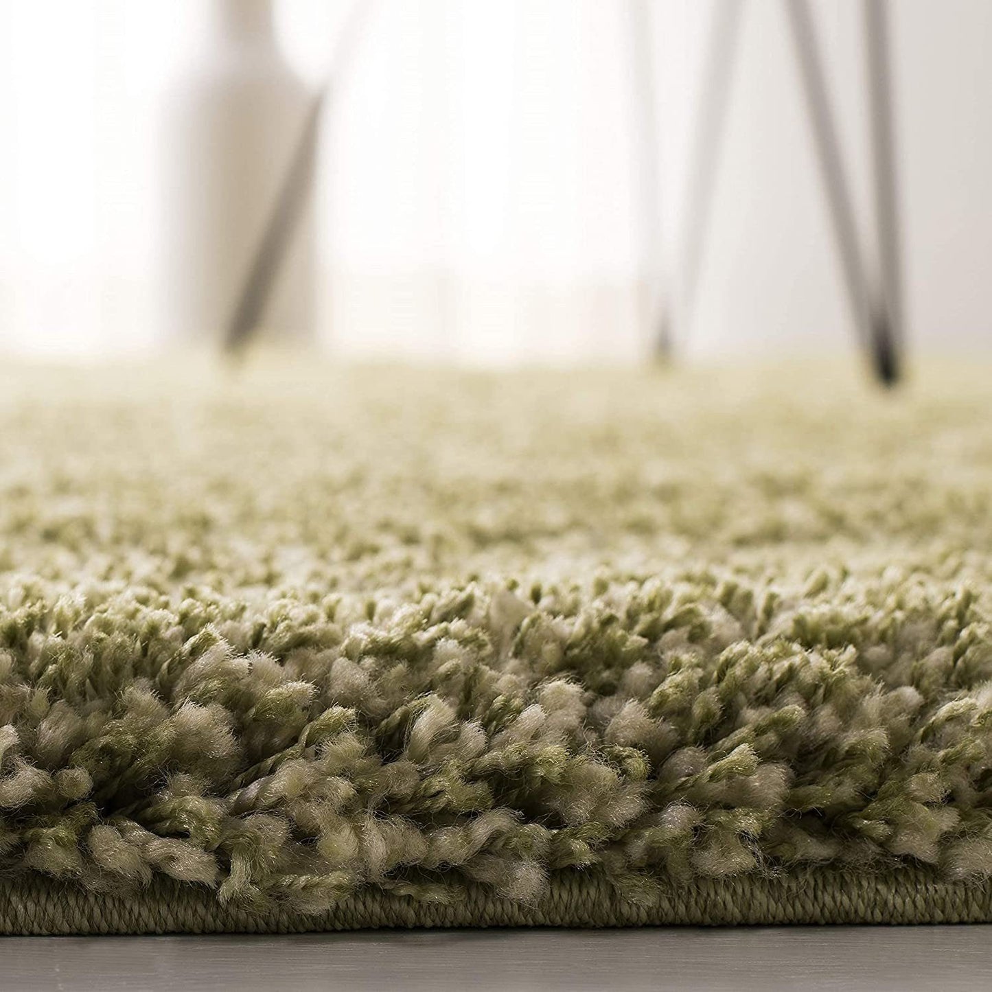 Hochflor-Teppich Superweicher einfarbiger handgetufteter Teppich