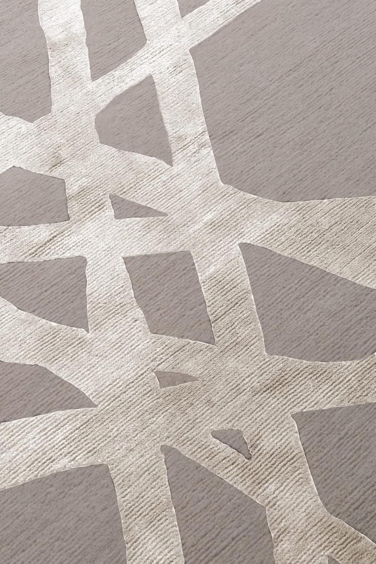 Seidenteppich Cross Lines
