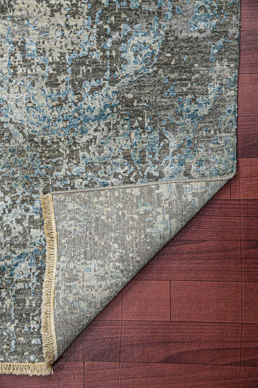 Teppich Handgeknüpfter 10/10-Wolle aus Neuseeland und reiner Seide