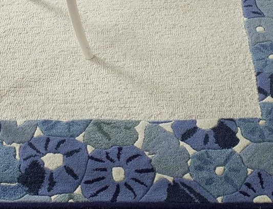 Designteppich Blumen-Teich