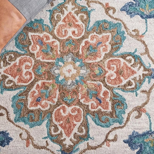 Designteppich Blumendekoration