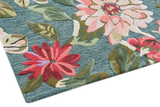 Designteppich Blumendekoration