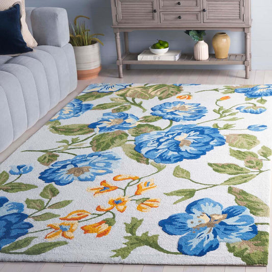Designteppich Blumenland