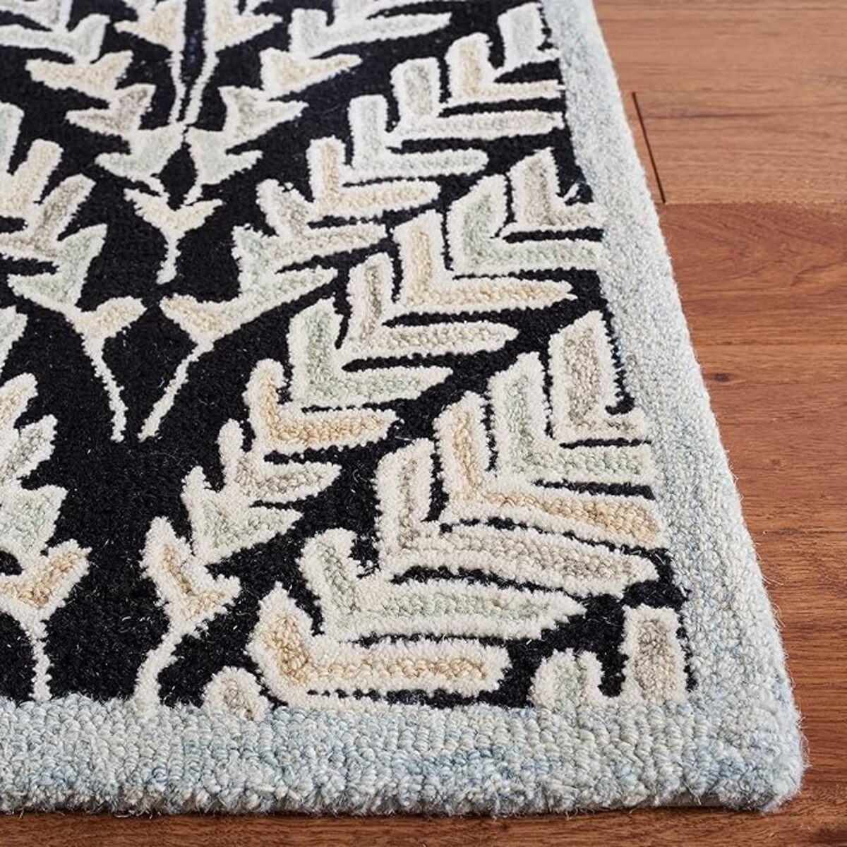 Teppich Sammlung von Baumblättern