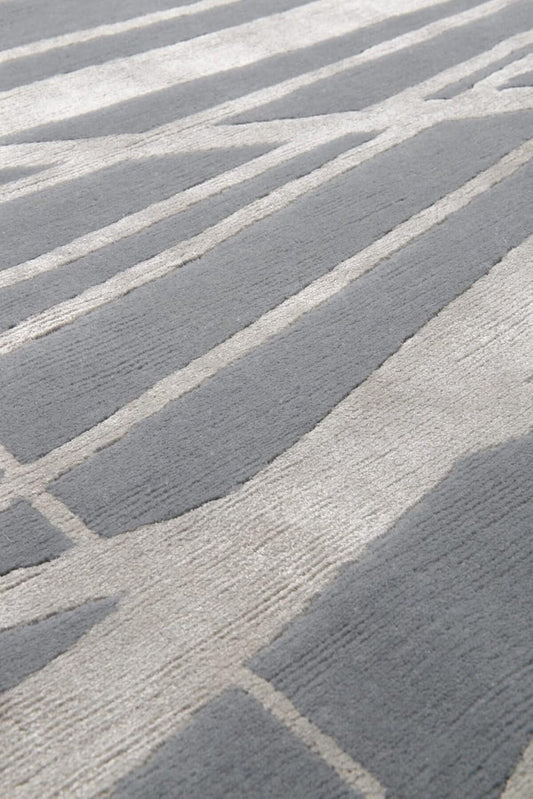 Seidenteppich Cross Lines
