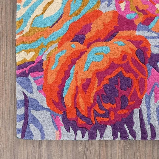 Designteppich Frühlingsblumen